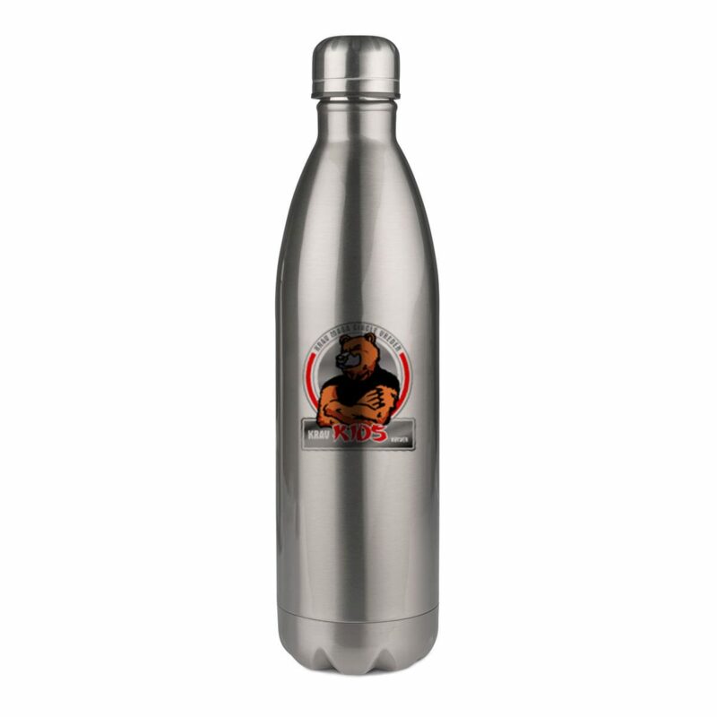 Alu-Trinkflasche Polareisbären | Krav Kids Logo mit Namensdruck – Bild 2