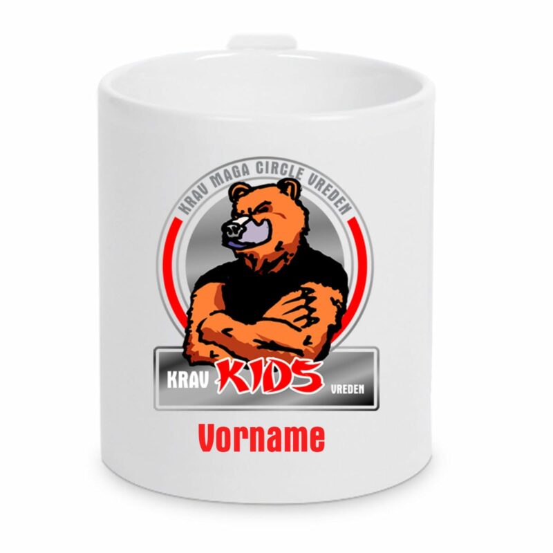 Tasse Polareisbären | Krav Kids Logo mit Namesdruck – Bild 2
